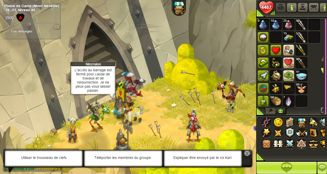 Dungeon keeper position