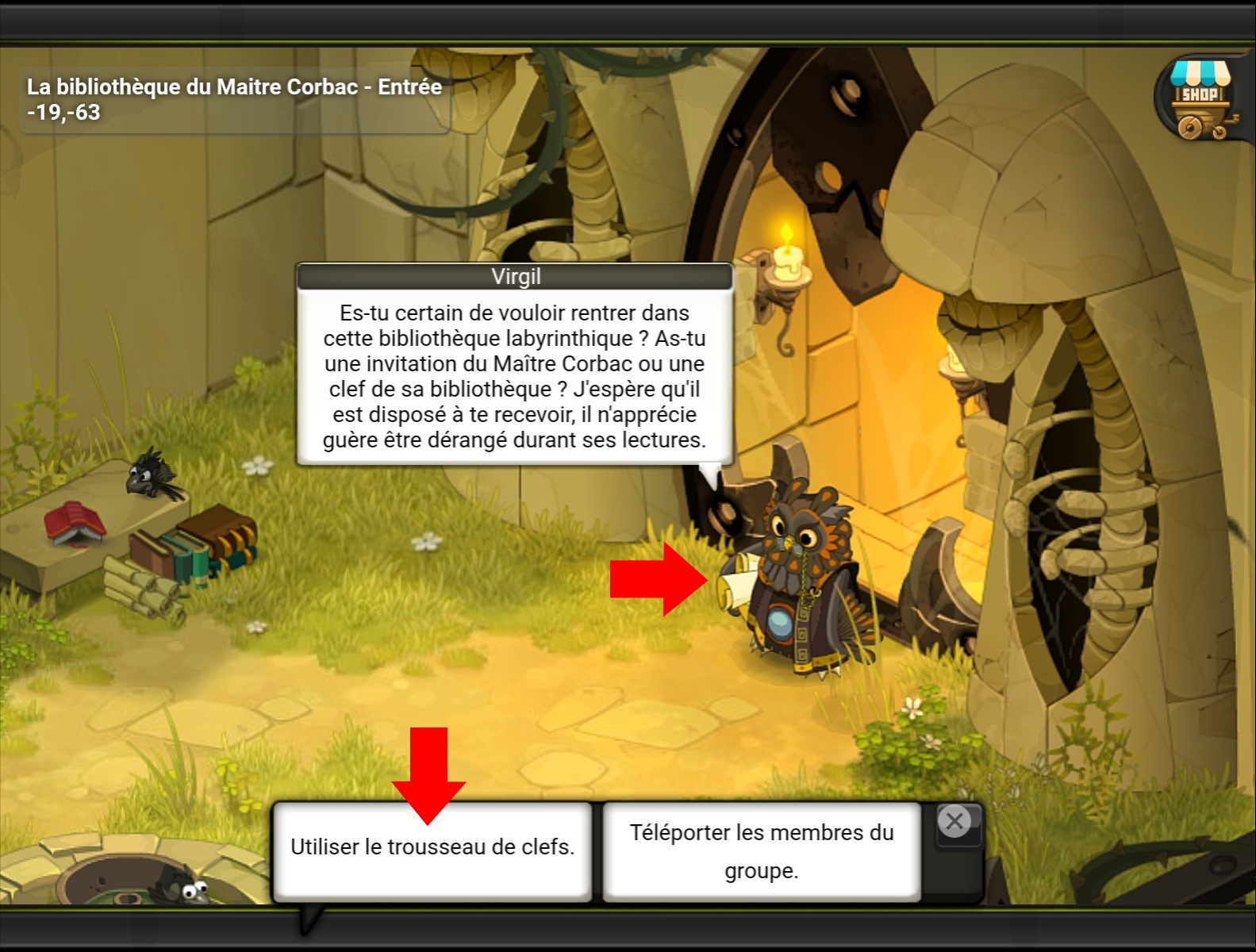 Dungeon keeper position