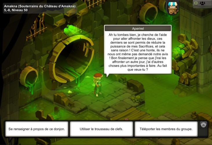 Dungeon keeper position