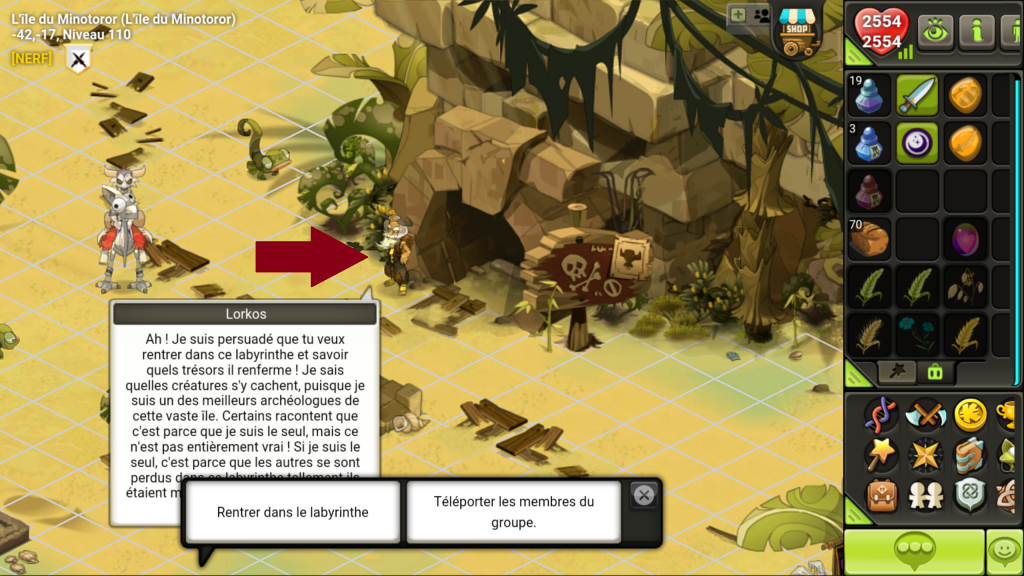 Dungeon keeper position