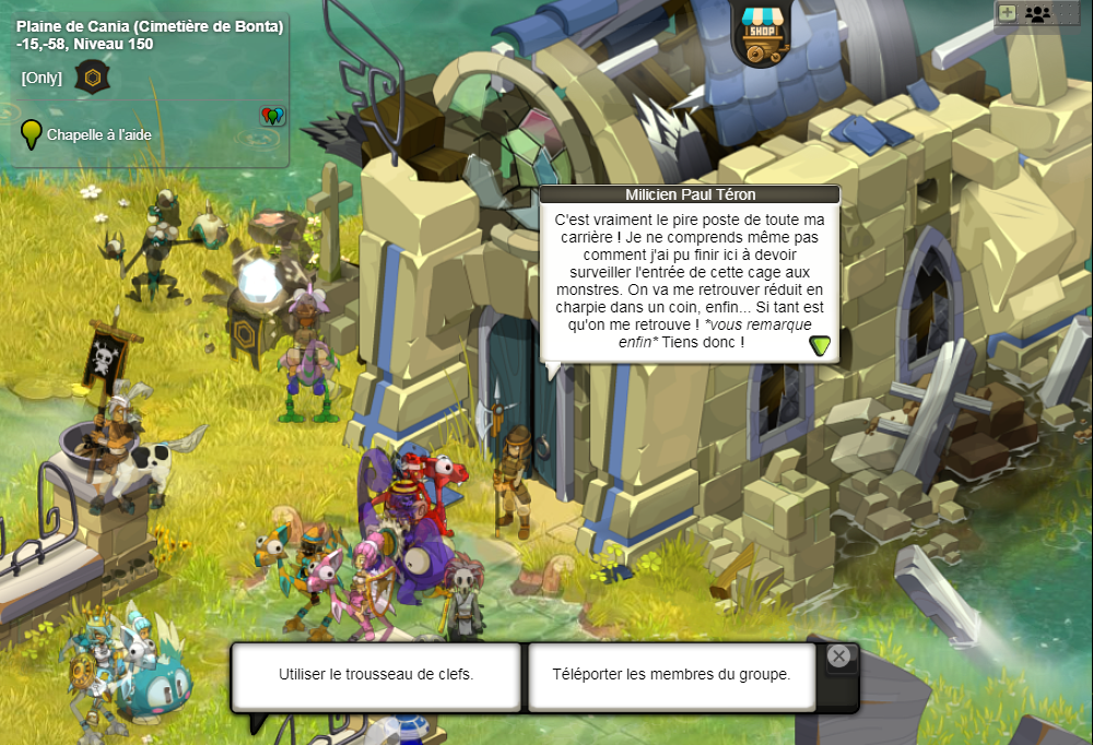 Dungeon keeper position
