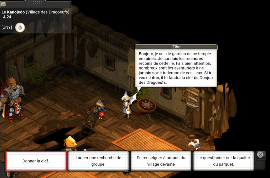 Dungeon keeper position